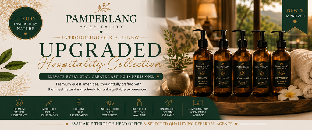 Pamperlang Hospitality Collection — premium guest amenities for guest houses and lodges
